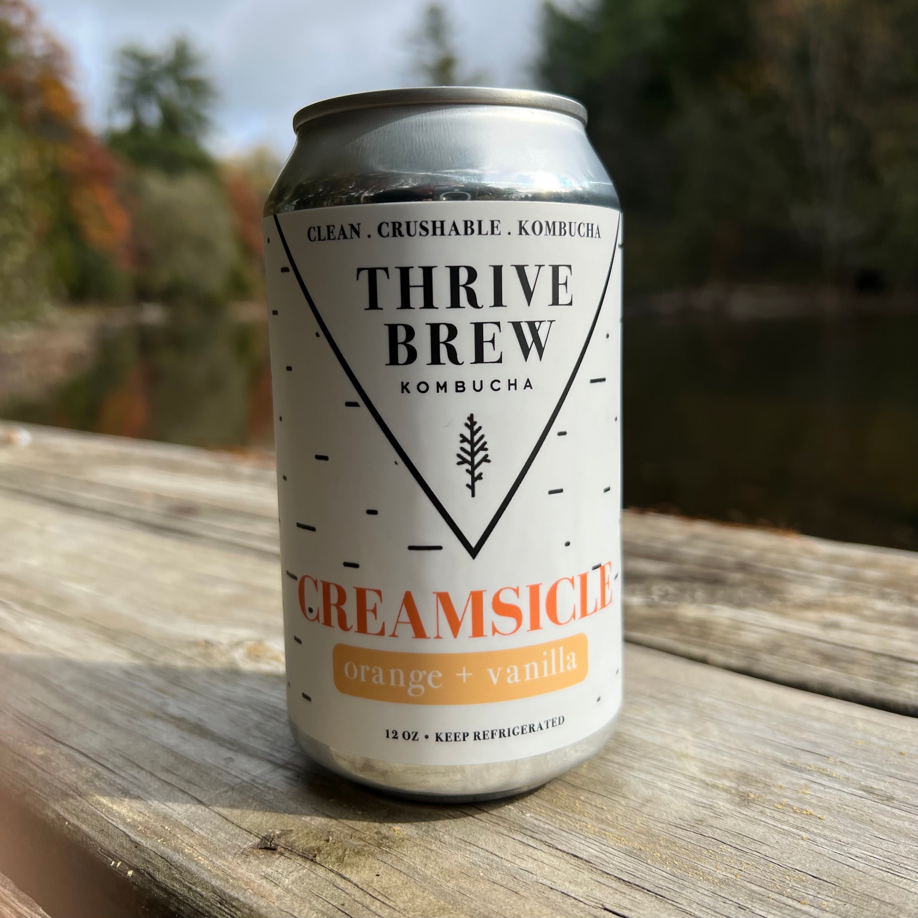 16 pack of Kombucha of the Month "CREAMSICLE" Thrive Brew Kombucha Co.