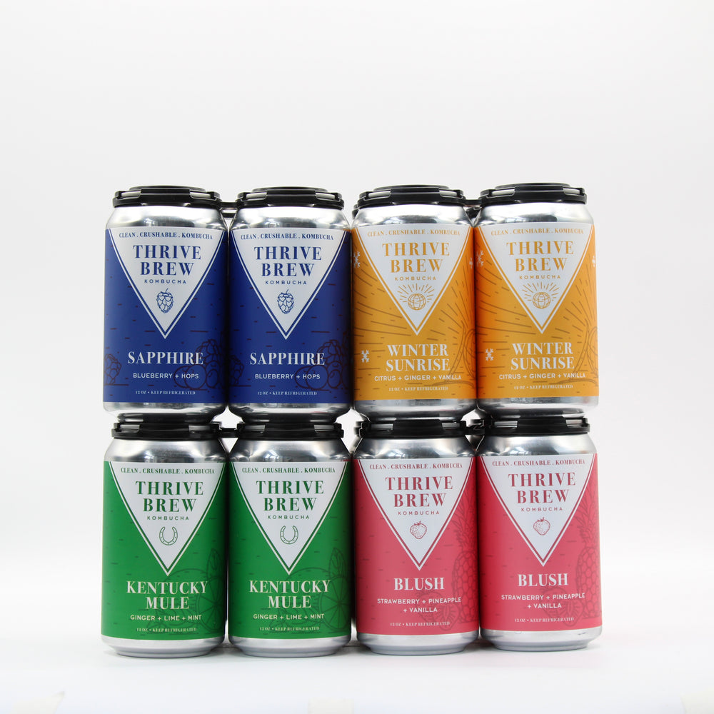 16 pack of Customizable Kombucha Subscription!